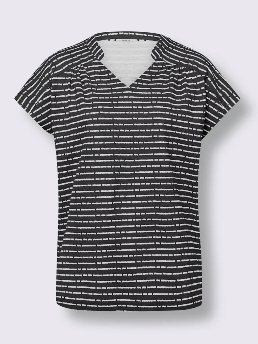 T-shirt joli motif à rayures