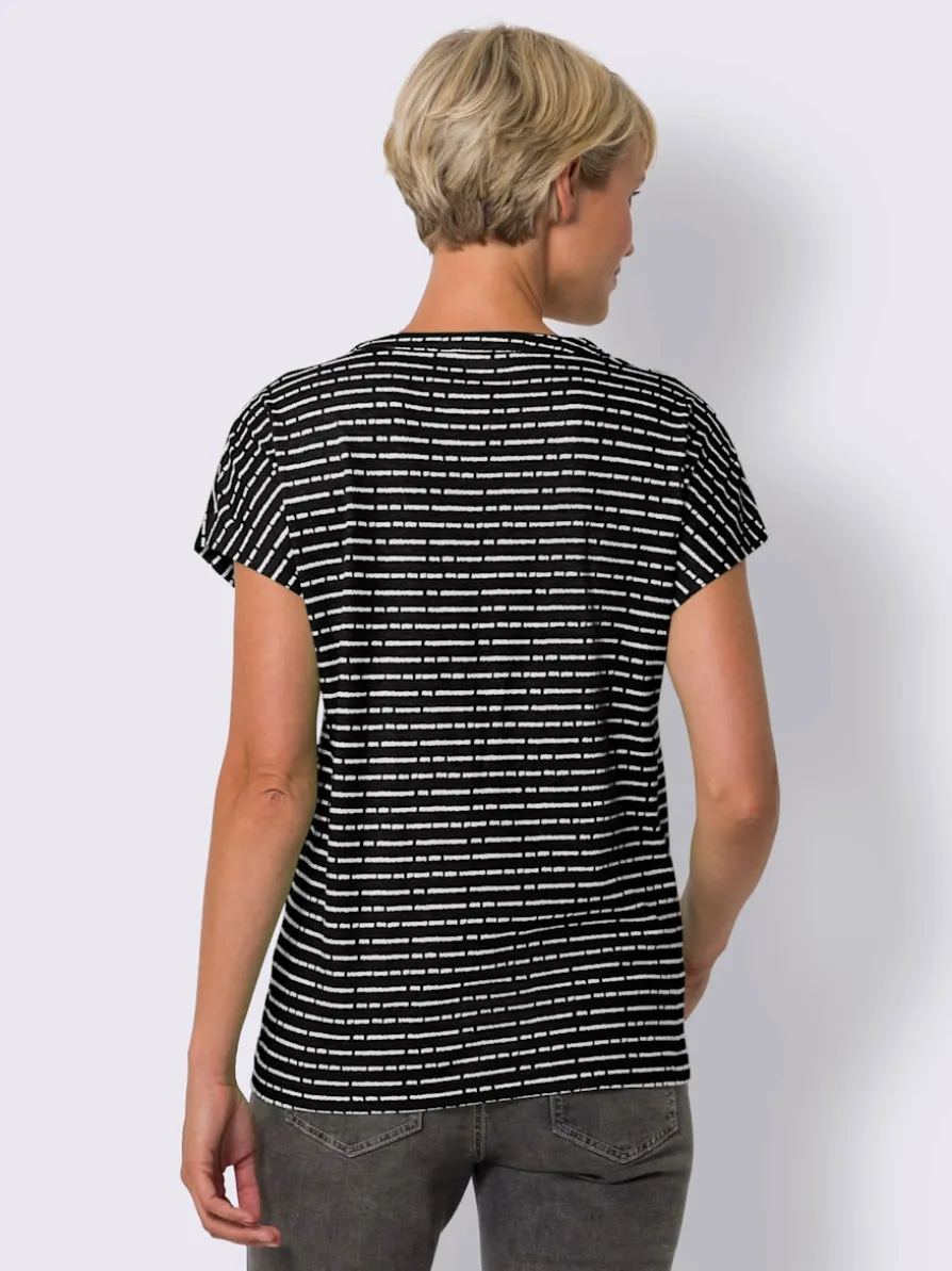 T-shirt joli motif à rayures