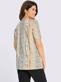 T-shirt long coupe en a