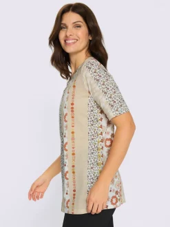T-shirt long coupe en a