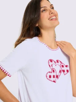 T-shirt long coupe longue affinante