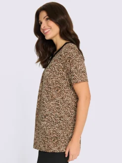 T-shirt long jolie coupe longue moderne