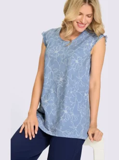 T-shirt long longueur affinante