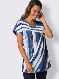 T-shirt long longueur tendance