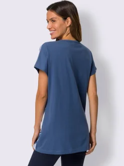 T-shirt long longueur tendance