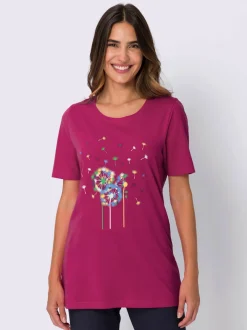 T-shirt long longueur tendance