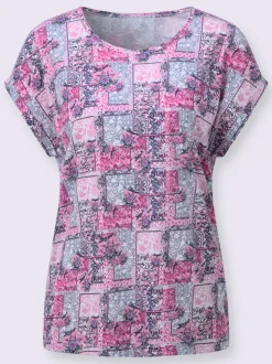 T-shirt à manches courtes 50% coton et 50% modal