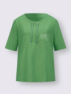 T-shirt à manches courtes coulisse et lien à nouer