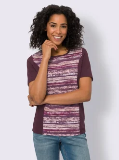 T-shirt à manches courtes coutures princesse structurantes