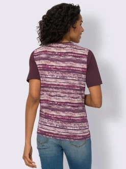 T-shirt à manches courtes coutures princesse structurantes