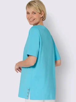 T-shirt à manches courtes encolure en u