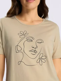 T-shirt à manches courtes imprimé