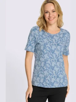 T-shirt à manches courtes imprimé floral