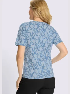 T-shirt à manches courtes imprimé floral