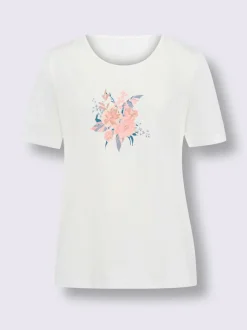 T-shirt à manches courtes imprimé floral