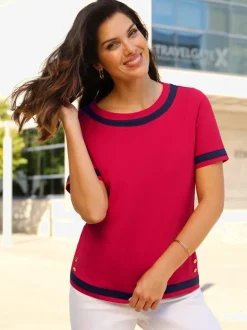 T-shirt à manches courtes jolies rayures