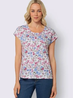 T-shirt à manches courtes mancherons