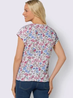 T-shirt à manches courtes mancherons