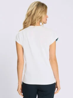 T-shirt à manches courtes mancherons
