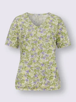T-shirt à manches courtes motif floral