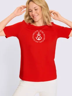 T-shirt à manches courtes motif marin