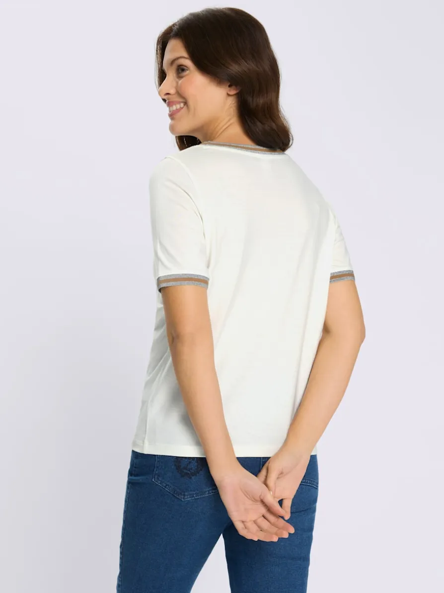 T-shirt à manches courtes pur coton