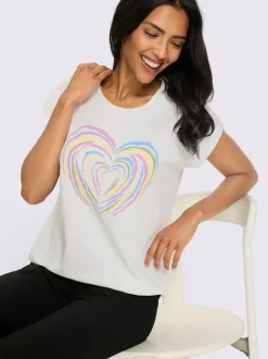 T-shirt à manches courtes pur coton
