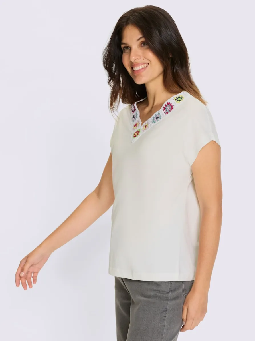 T-shirt à manches courtes pur coton