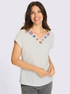 T-shirt à manches courtes pur coton