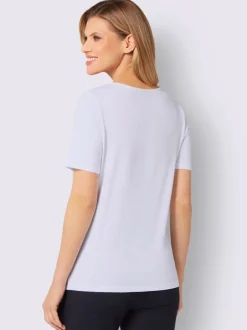T-shirt à manches courtes viscose douce et fluide