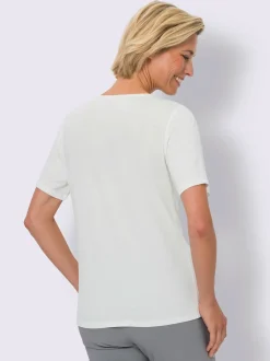 T-shirt à manches courtes viscose douce et fluide