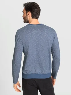 T-shirt à manches longues aspect 2 en 1 tendance