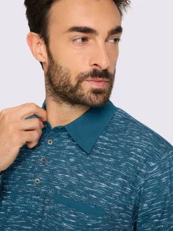 T-shirt à manches longues bordure unie sur la poche poitrine