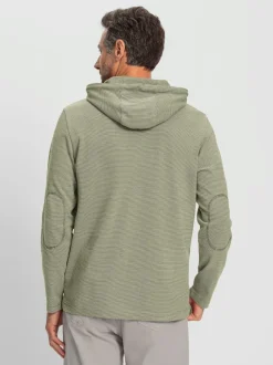T-shirt à manches longues capuche tendance