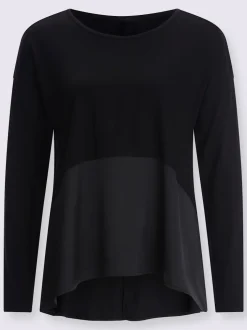 T-shirt à manches longues forme longue confortable