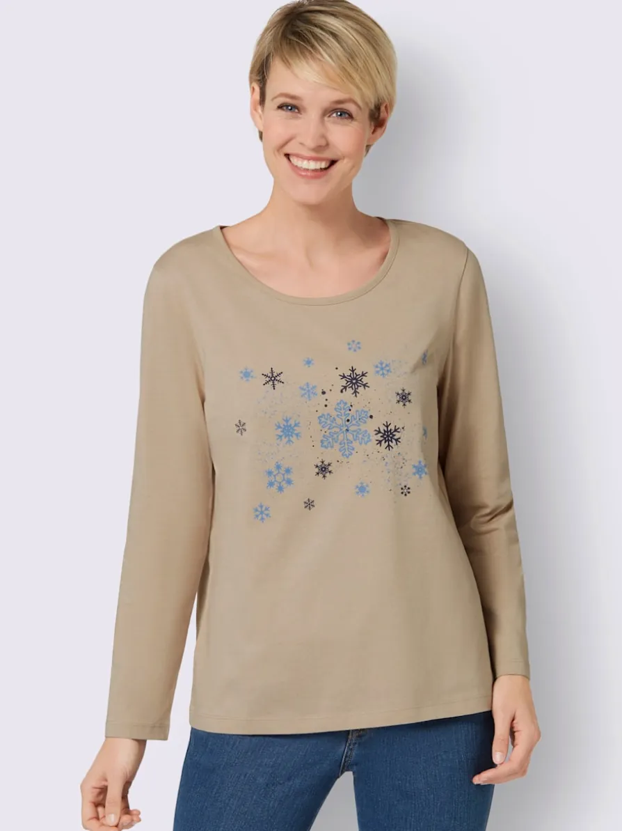 T-shirt à manches longues imprimé