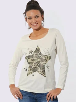 T-shirt à manches longues pur coton