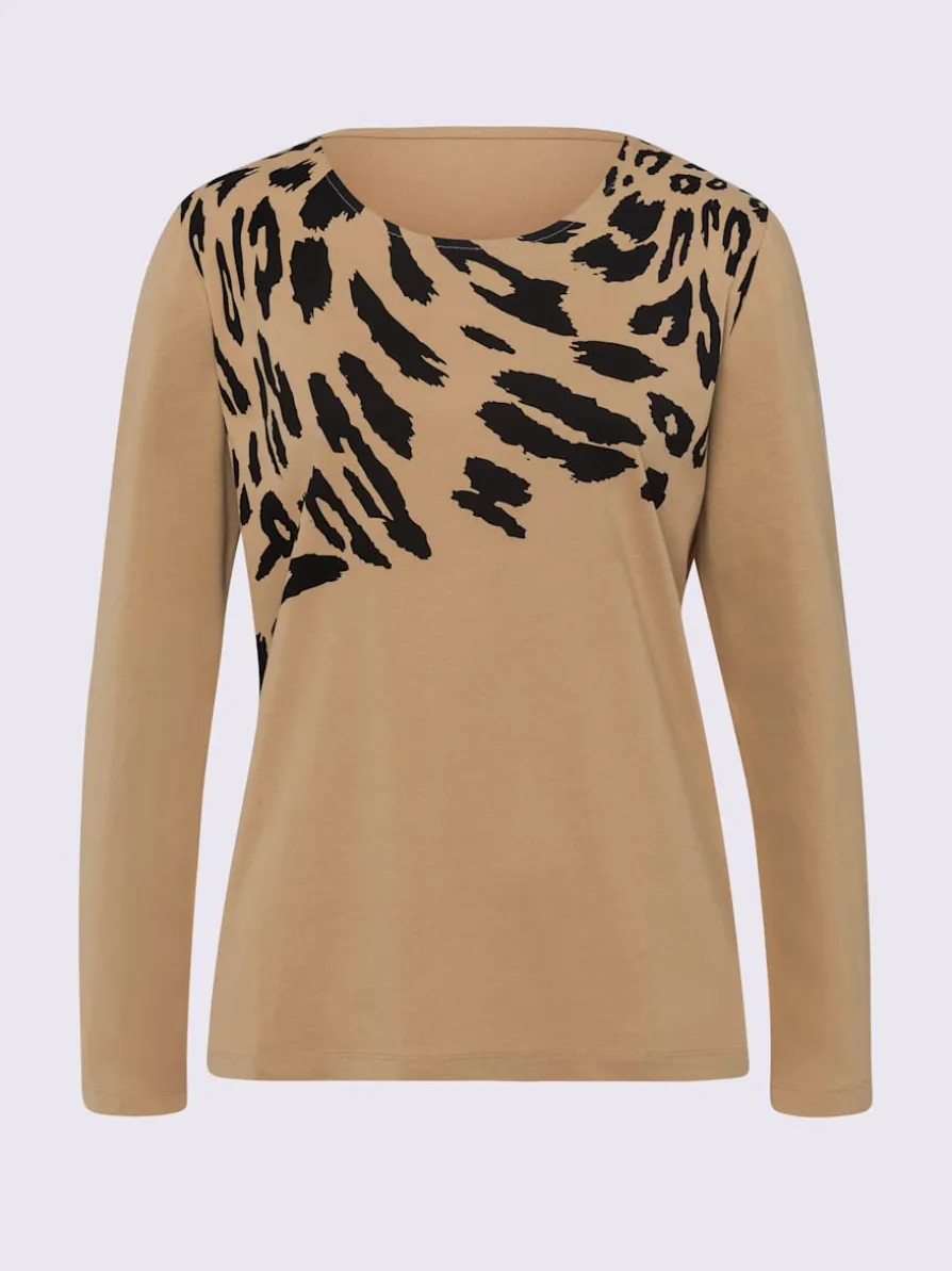T-shirt à manches longues pur coton