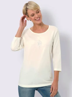 T-shirt à manches 3/4 lot de 2