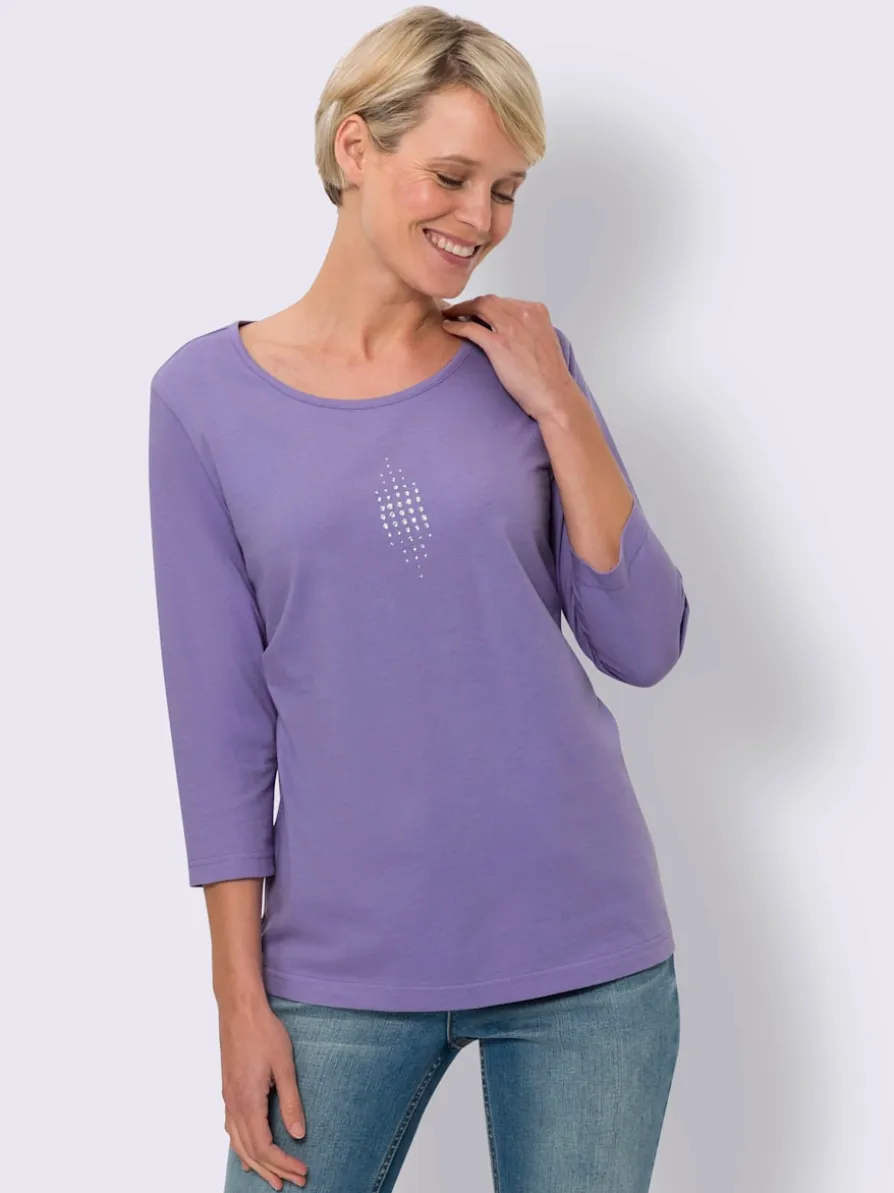 T-shirt à manches 3/4 lot de 2