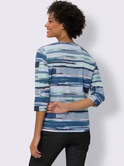T-shirt à manches 3/4 pur coton