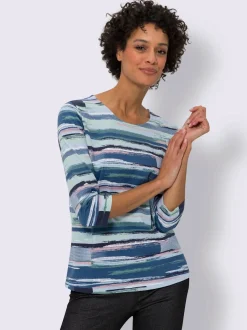 T-shirt à manches 3/4 pur coton