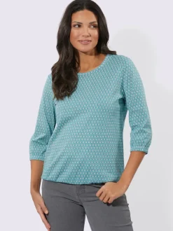 T-shirt à manches 3/4 pur coton