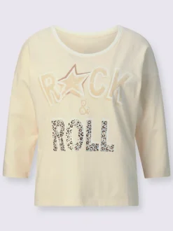 T-shirt à manches 3/4 pur coton
