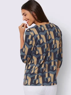 T-shirt à manches 3/4 pur coton