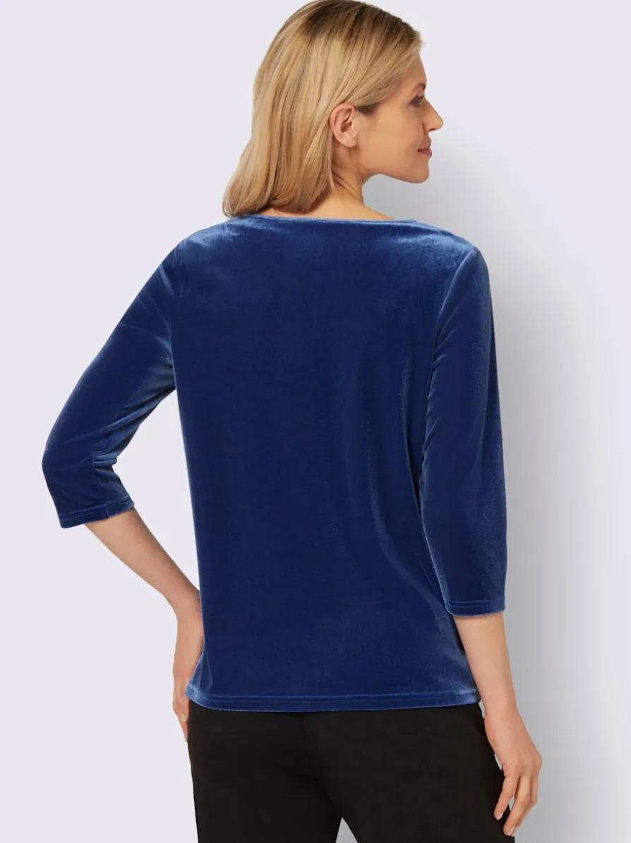 T-shirt à manches 3/4 qualité velours douce