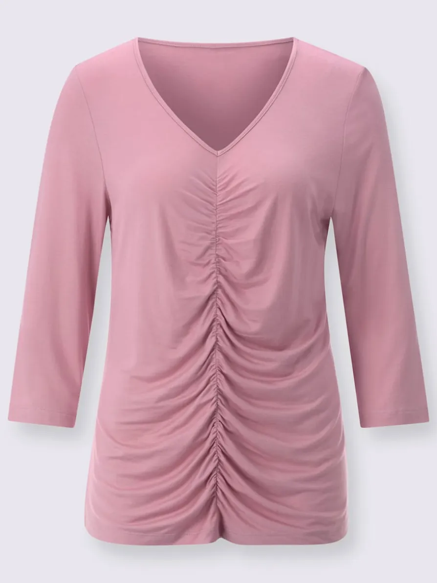 T-shirt à manches 3/4 95% viscose