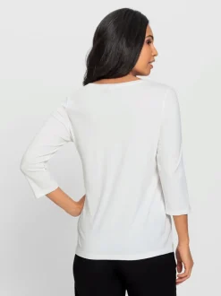 T-shirt à manches 3/4 viscose