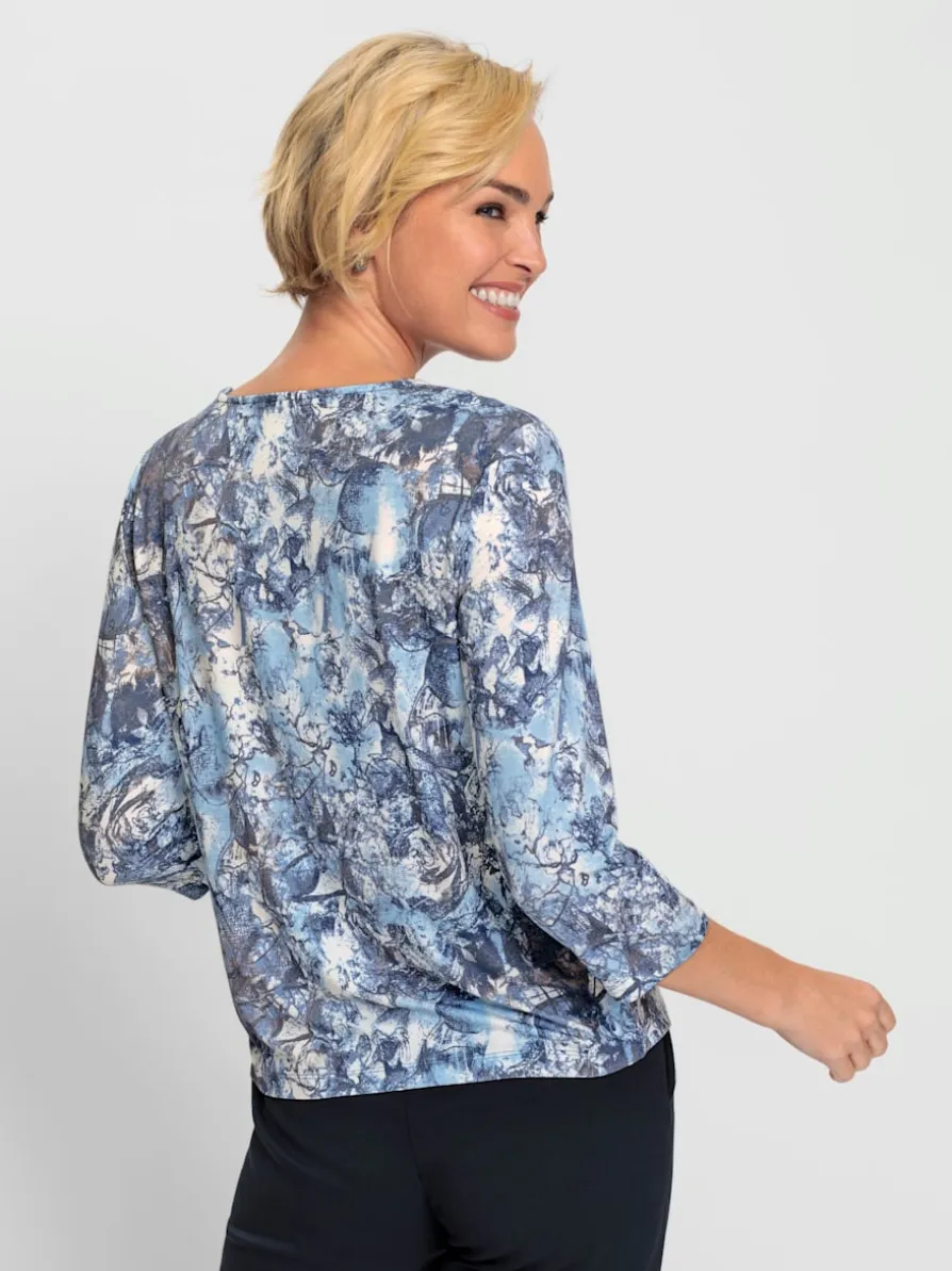 T-shirt à manches 3/4 viscose