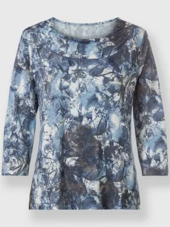 T-shirt à manches 3/4 viscose